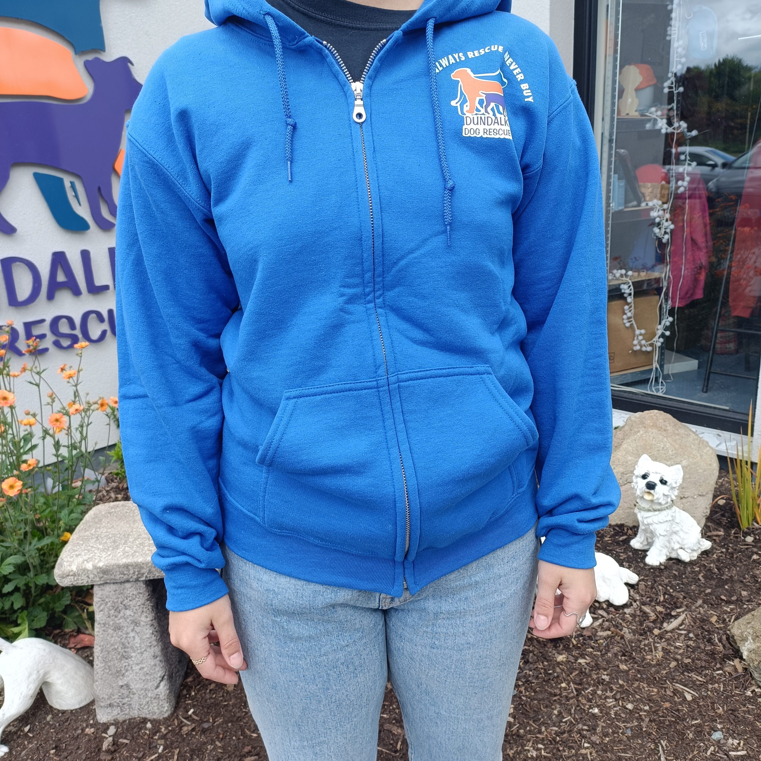 Dundalk Dog Rescue Zipped Hoodie